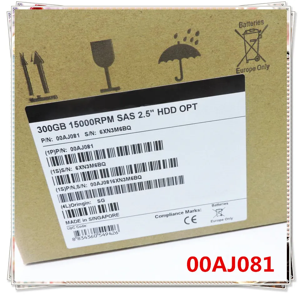 Новинка для X6 00AJ081 300G 15K SAS 6G 00AJ082 00AJ085 3 года гарантии|Зарядные устройства| |