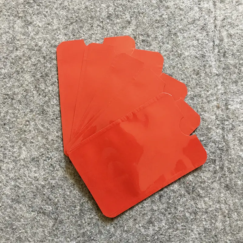 Анти Rfid Цвета Блокировка ридер замок банк держатель для карт Id банковский чехол для карт Защита металлический кредитный держатель для карт Алюминий 5 шт./лот