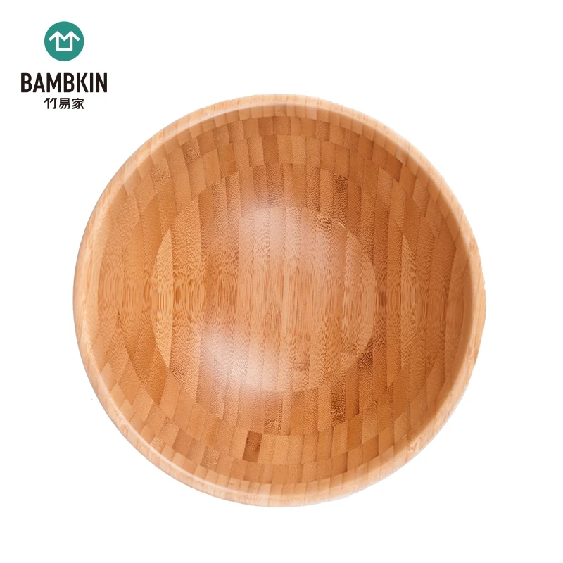 5 &quot/8&quot большие белые Натуральные Бамбуковые сервировочные миски для фруктовых