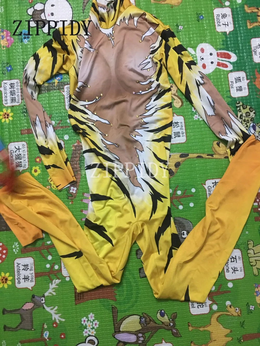 Модные с принтом сексуальные обтягивающие леггинсы боди танцевальное шоу Nigthclub