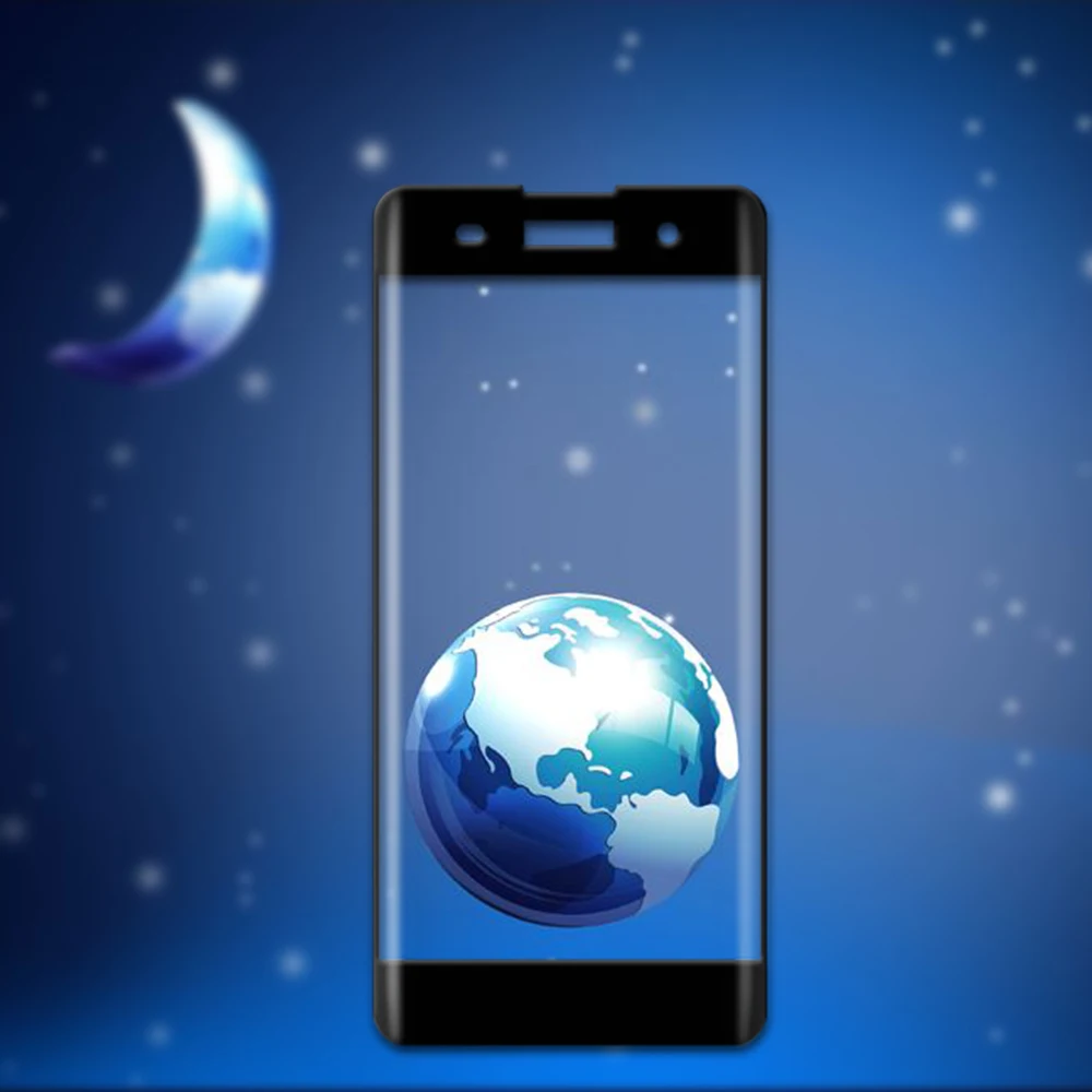 3D полное покрытие для sony xperia x стекло compact защита экрана xa Закаленное Защитная