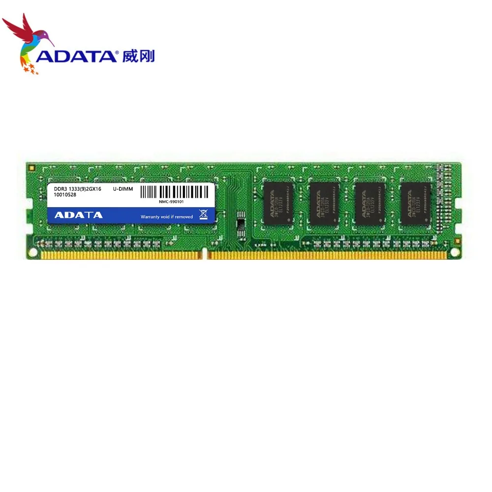 AData 4GB 2pcsX2GB DDR3 PC3-10600 1333MHz для настольного ПК DIMM RAM 240 pins | Компьютеры и офис