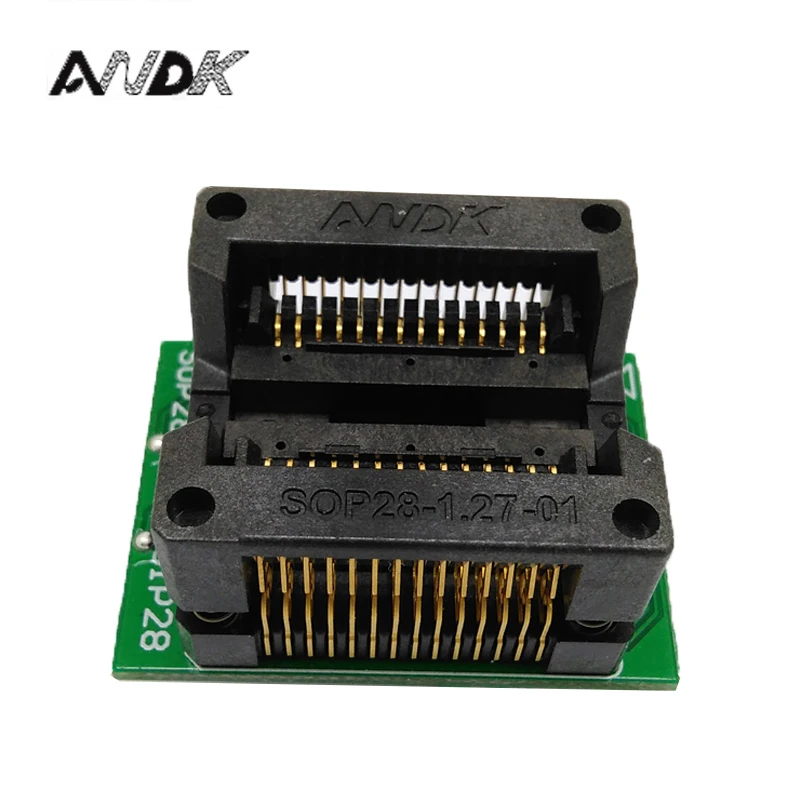SOP28 SOIC28 SO28 для DIP28 программирующая розетка шаг 1 27 мм IC ширина корпуса 7 5 300mil