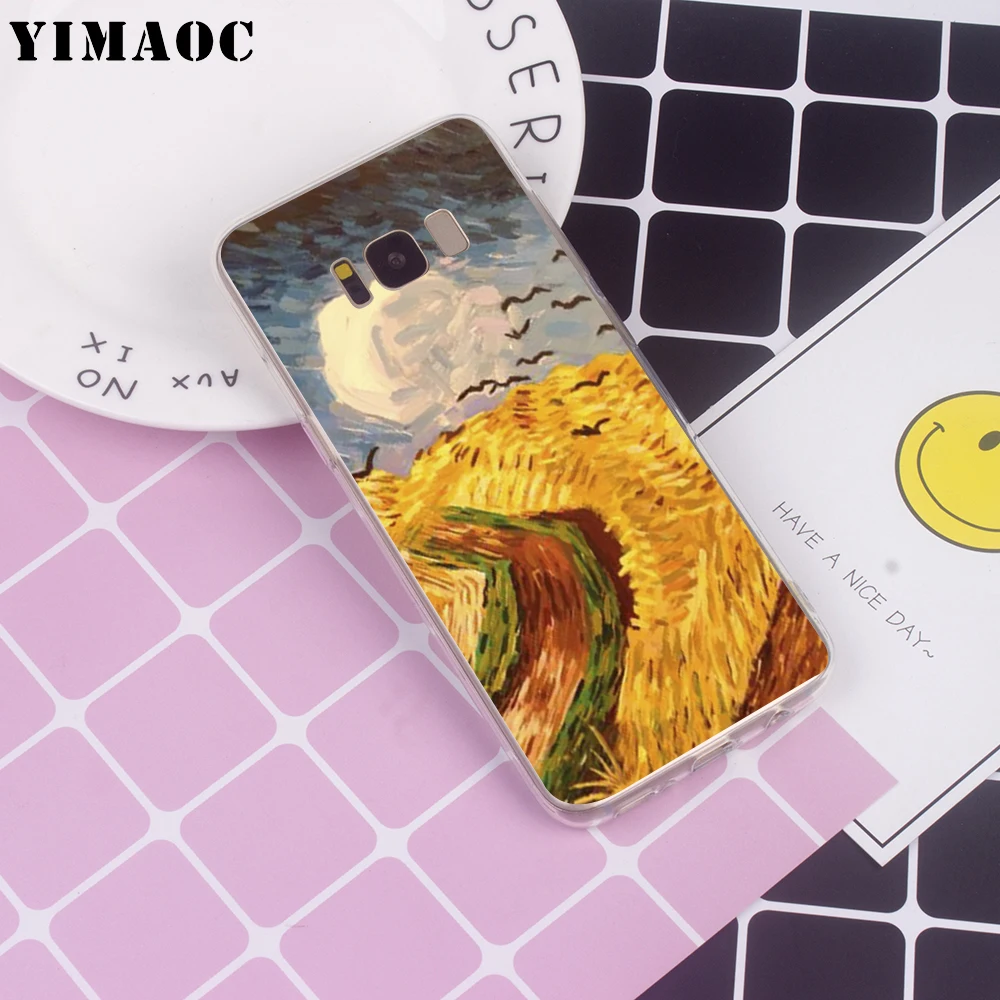 YIMAOC пшеничное поле с воронами для samsung Galaxy A10 A20 A30 A40 A50 A70 A2 J4 J6 J7 J8 Core Duo Примечание 10