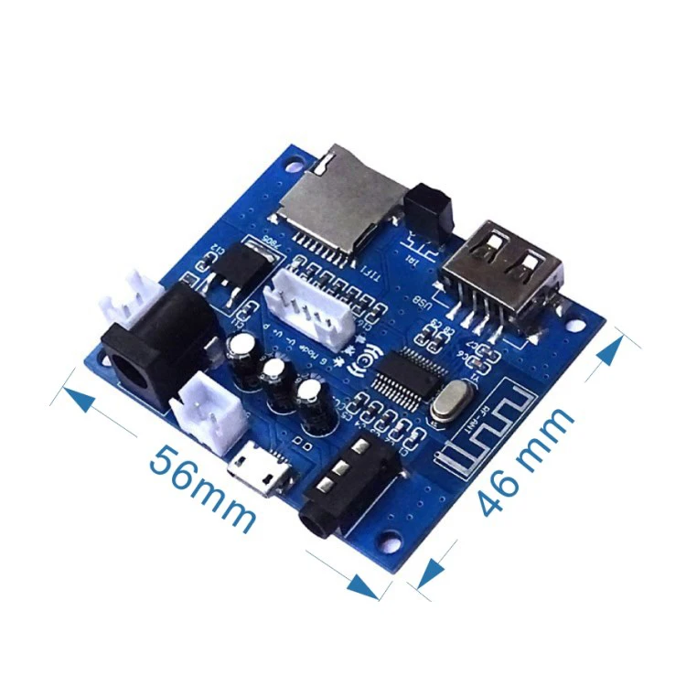 Модуль аудиоресивера Bluetooth 5 0 с U диском/звуковой картой USB mp3 плеером WAV APE LFAC WMA ACC