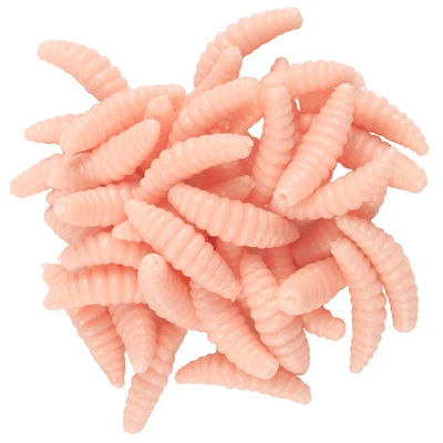 Розовый 100 шт./лот мягкие рыболовные приманки Maggots мягкая искусственная приманка червь рыба приманка - Цвет: Розовый