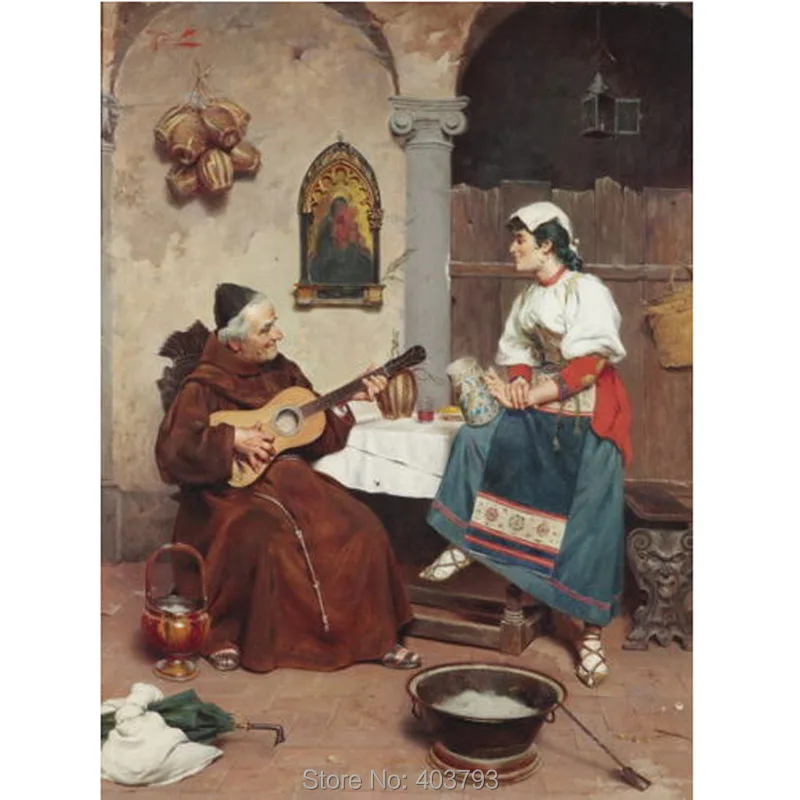 Современная Поющая картина HD с изображением стариков играющих на гитаре молодых