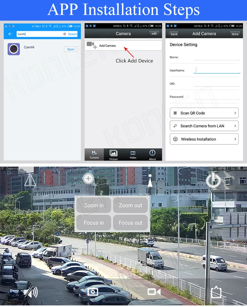 Starlight аудио PTZ наружная IP камера 1080P провод WiFi sony Pan Tilt Автоматический зум 2MP FULL HD пуля SD карта onvif ночное видение 50 м