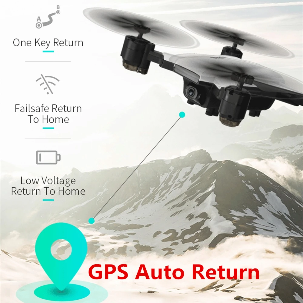 JJRC H78G 5G Wi Fi Следуйте за мной Дрон на ру e 5MP камера 1080P gps Дроны с камерой HD FPV