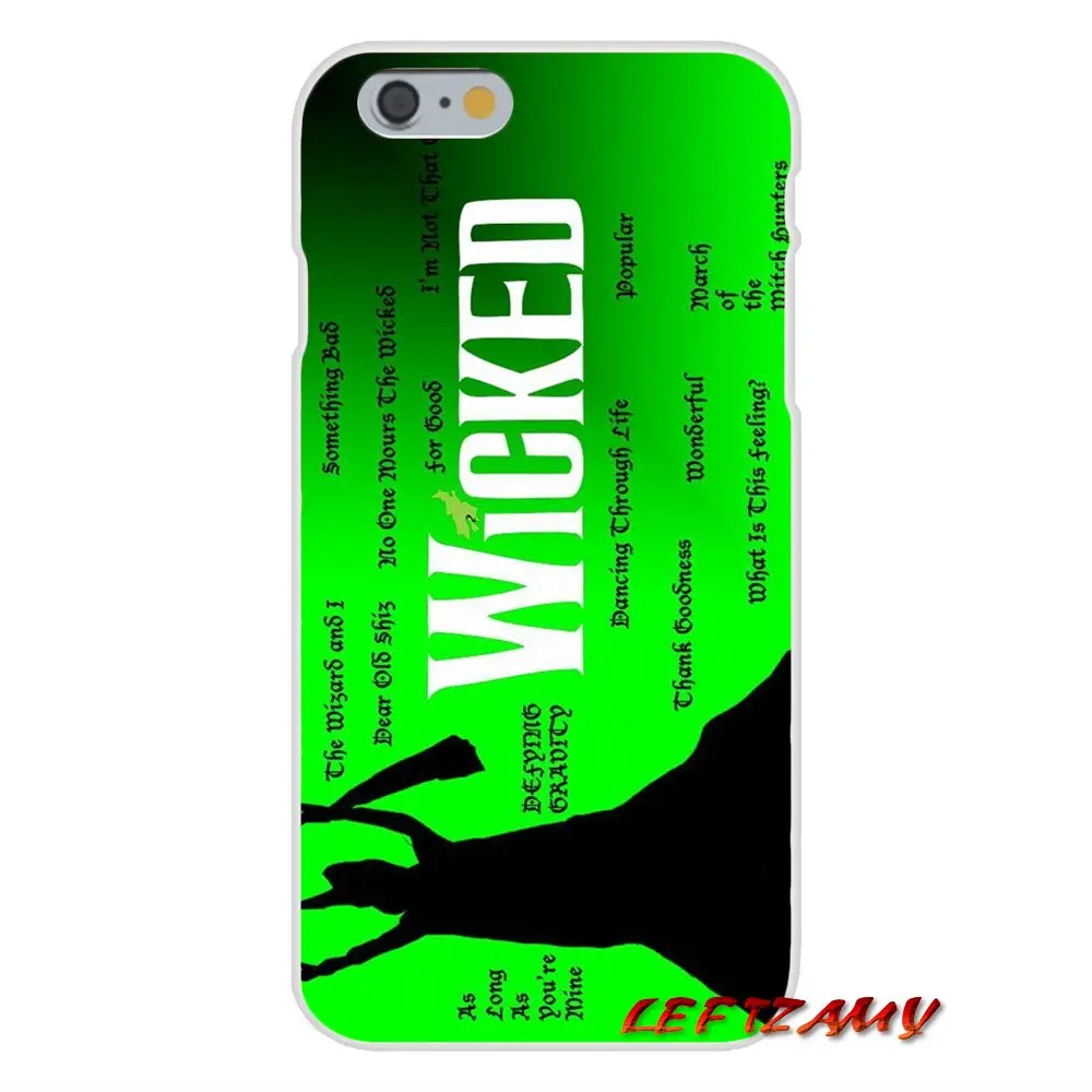 Broadway Musical Wicked Lyrics для Samsung Galaxy A5 A6S A7 A8 A9S Star J4 J6 J7 J8 Prime Plus 2018 прозрачные чехлы из ТПУ |