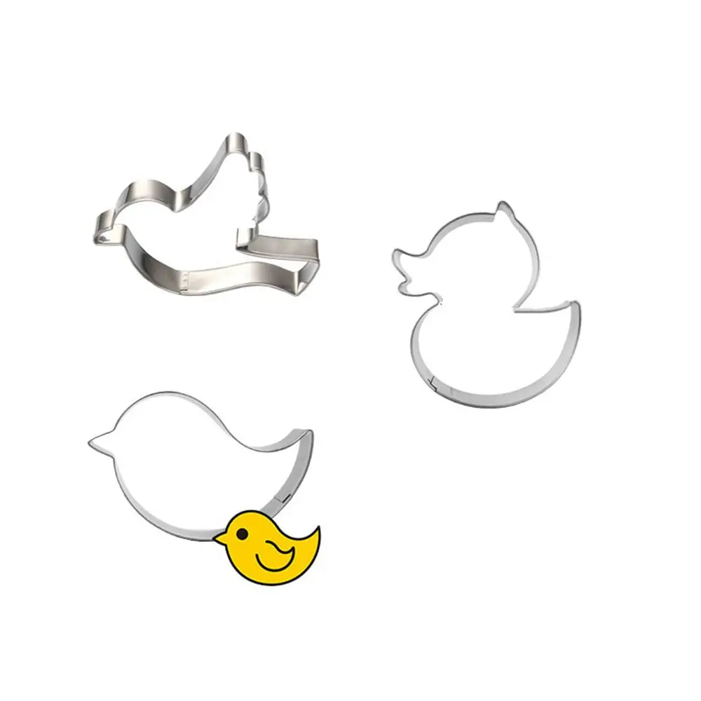 

3pcs/set Animal Cookie Cutter Bird Duck Fondant Molds Biscuit Cookie Cutter Baking Tools for Cakes Stainless Steel Aliexpress