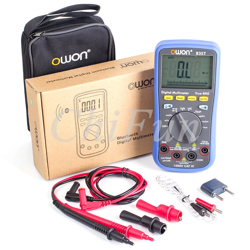 Оригинал OWON B41T + 4 1/2 цифр аналогов мультиметр True RMS Bluetooth автономная функция записи