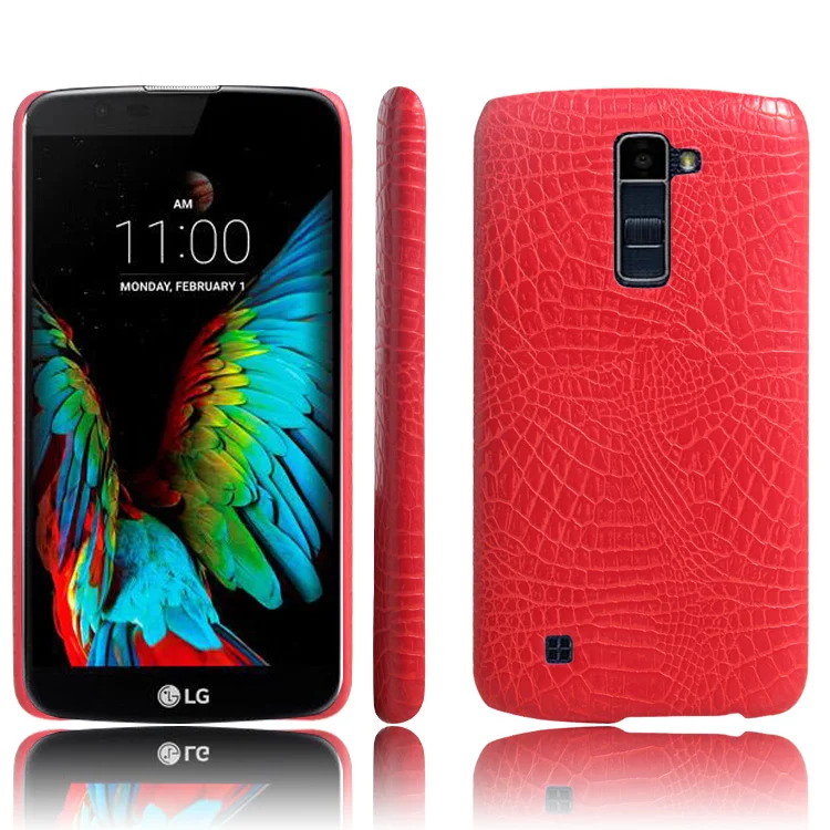 Для LG K10 K 10 Lte K430 430 430ds ds K430DSY чехол для телефона LGK10 LGK430 K420N 420 420n n K410 K420NM крокодил