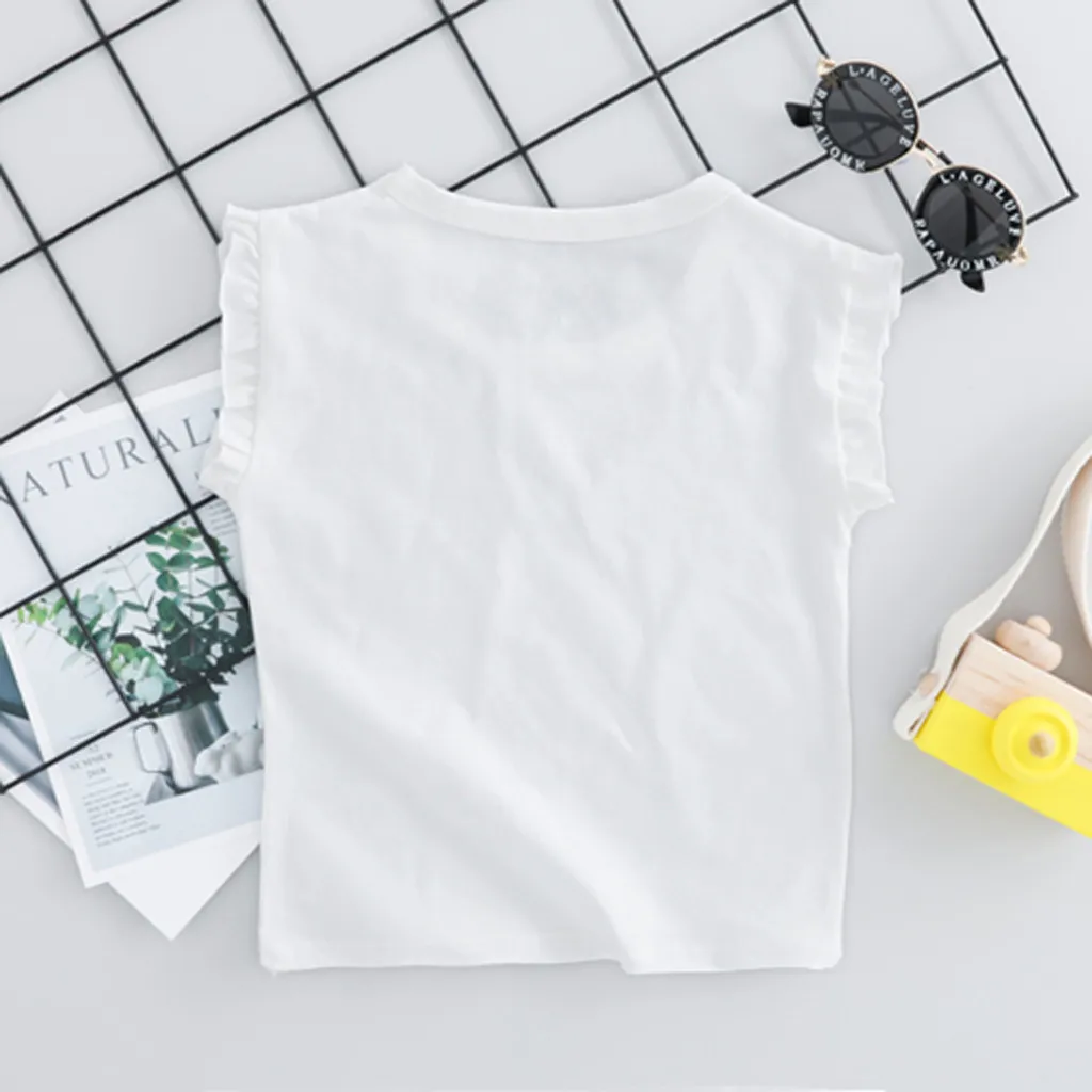 Toddler Baby Kids Girls Sleeveless Tops Rabbit Bunny Overall Pants Outfits 2019 NEW Drop Shipping | Детская одежда и обувь