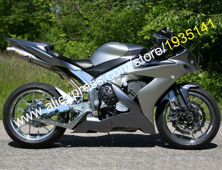 For Yamaha YZF-R1 YZF R1 2004 2005 2006 YZF1000 04 05 06 YZFR1 Silver Bodyworks Motorbike Fairing (Injection molding) |