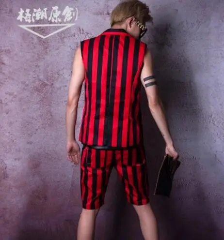 Женская Новинка 2017 Мужская одежда для ночного клуба певец DS DJ классический