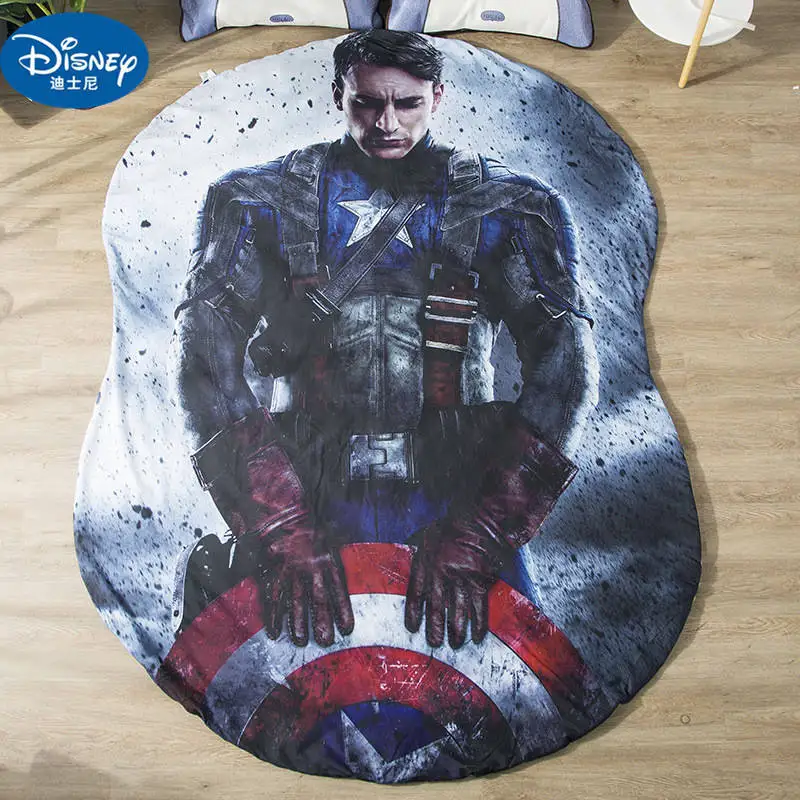 Disney Человек-паук Мстители, летние одеяла, тонкое одеяло, постельные принадлежности для детей, мальчиков, взрослых, украшение для дома, спальни, подарки - Цвет: Captain America