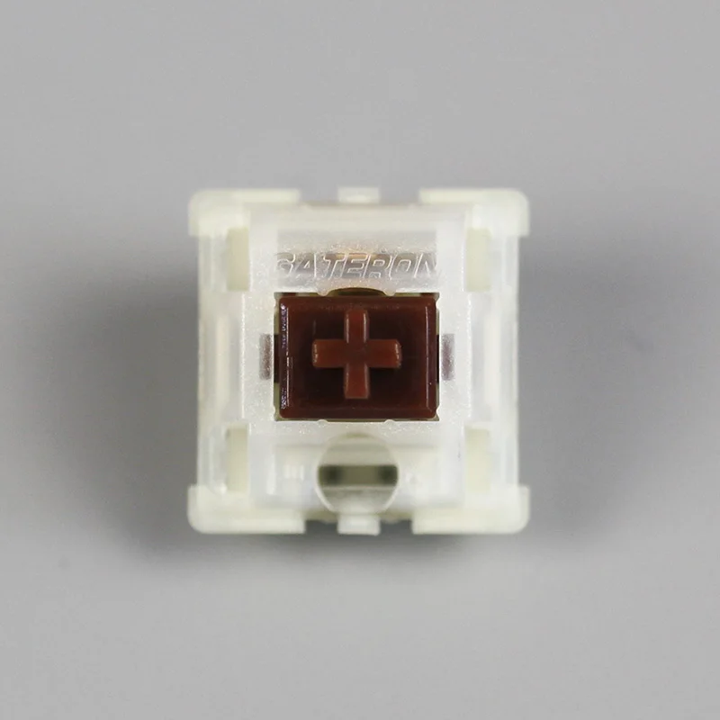 Корпус переключателя Gateron 5pin milky для клавиатуры mechaniacl - Цвет: gateron milky brown