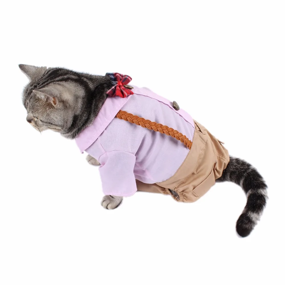 Одежда для кошек одежда комбинезон продукты подтяжки одежды домашних животных