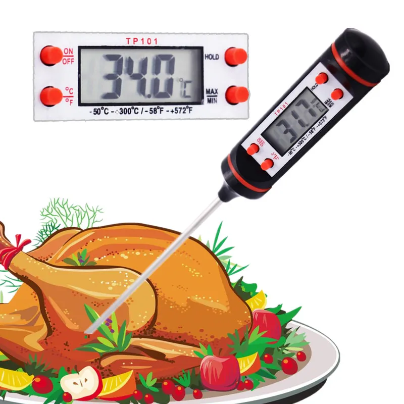 

Mini Digital Cooking Thermometer Sensor Probe BBQ Hot Dirnk For Kitchen Food Tools 20% off