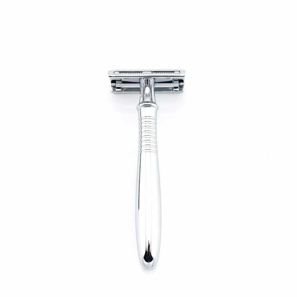 BAILI Safety Razor серебряная длинная ручка ZAMAK сплав цинка 5 лезвий чехол BD191 отличное