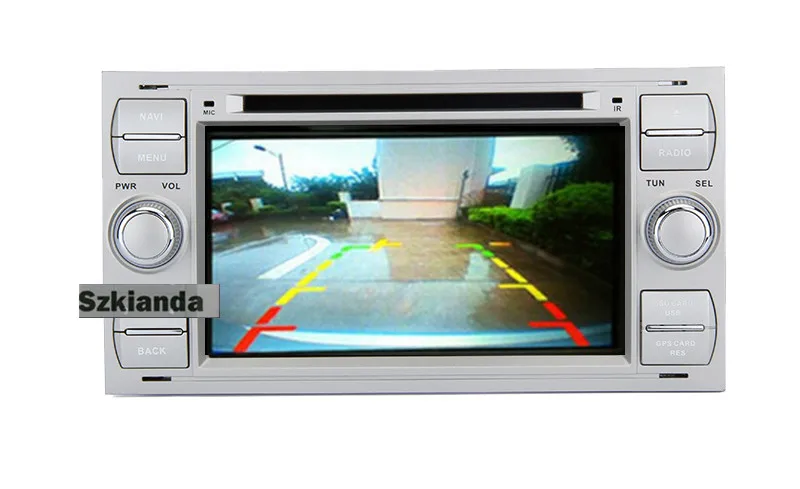 " Серебряное пианино Android 8,0 автомобильный DVD gps Радио для Ford Focus Kuga транзит Fusion GALAXY 4G Wifi 8 ядерный Bluetooth карта DVR