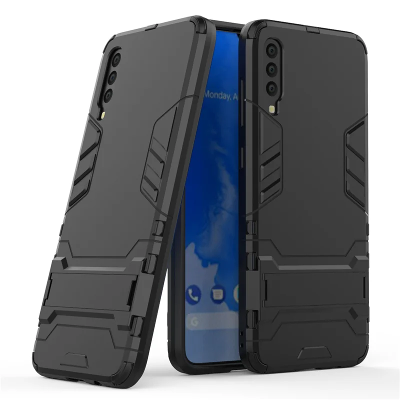 Чехол для samsung Galaxy A70 роскошный робот жесткий чехол на заднюю панель телефона Play