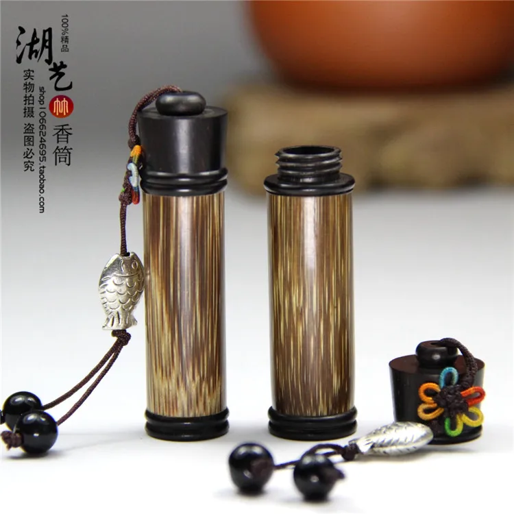 Золотая шелковая и эбеновая Сладкая табачная трубка кусок тубы порошковые банки