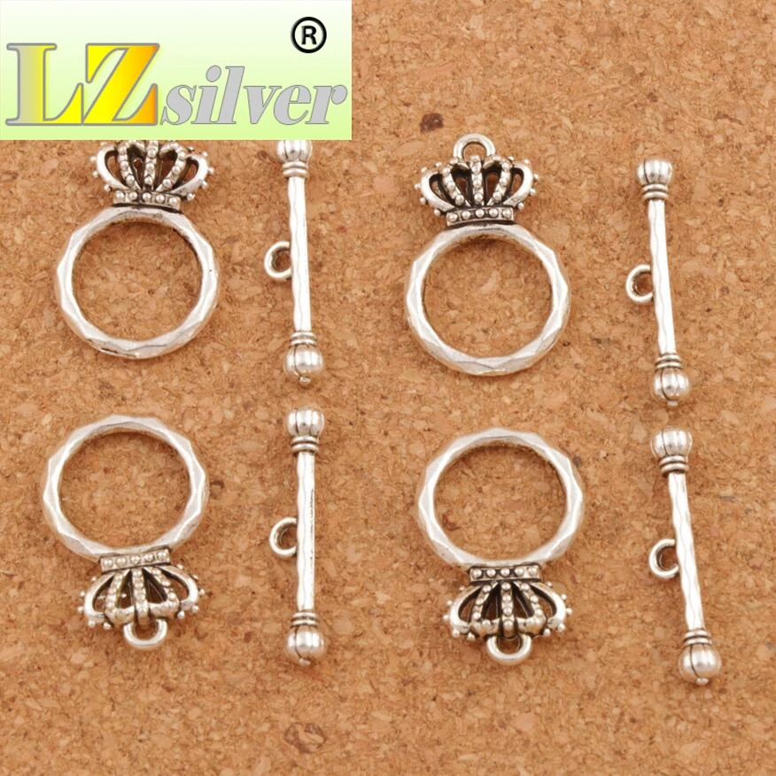 Корона браслет переключатель застежки Сделай Сам 13 комплектов цинковый сплав