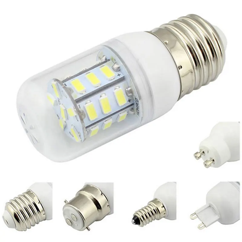 E27 E26 E14 3W светодиодный кукурузная лампочка 12V 24V 27 Светодиодный s 5730 Люстра