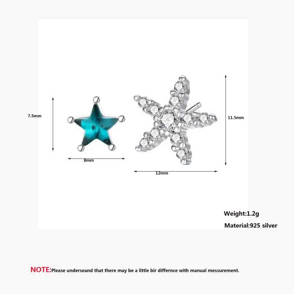Cxwind модные милые серьги гвоздики со звездами для женщин и детей ювелирные
