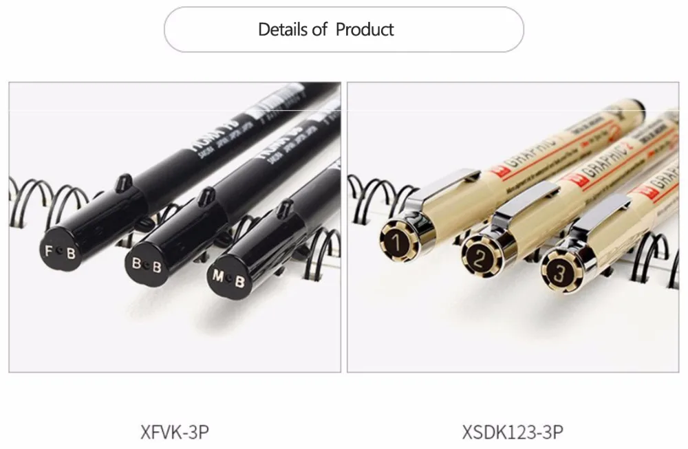 Sakura ручка Pigma micron Finecolor Fineliner набор кисть для эскиза чернил маркер ручка маркеры пигментный лайнер для рисования товары для рукоделия