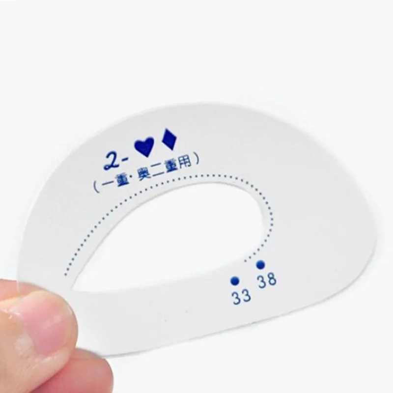 6 шт. трафареты для теней карты вспомогательные инструменты Трассировка тени век