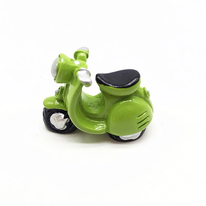 Мотоцикл Miniatura кукольный домик бонсай для сада и дома украшение игрушка миниатюрная мини Смола ремесло украшения микро декор DIY