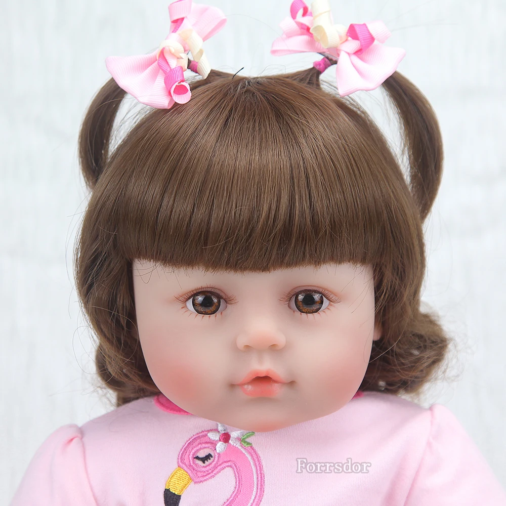 Baby Reborn силиконовая кукла 58 см Милая Реалистичная Детская сюрприз девочка