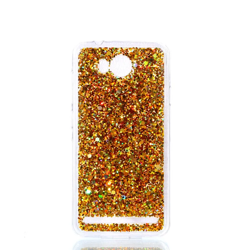 Цветной блестящий чехол Huawei Lua-L21 Y3II Y3 II мягкая силиконовая рамка из ТПУ с