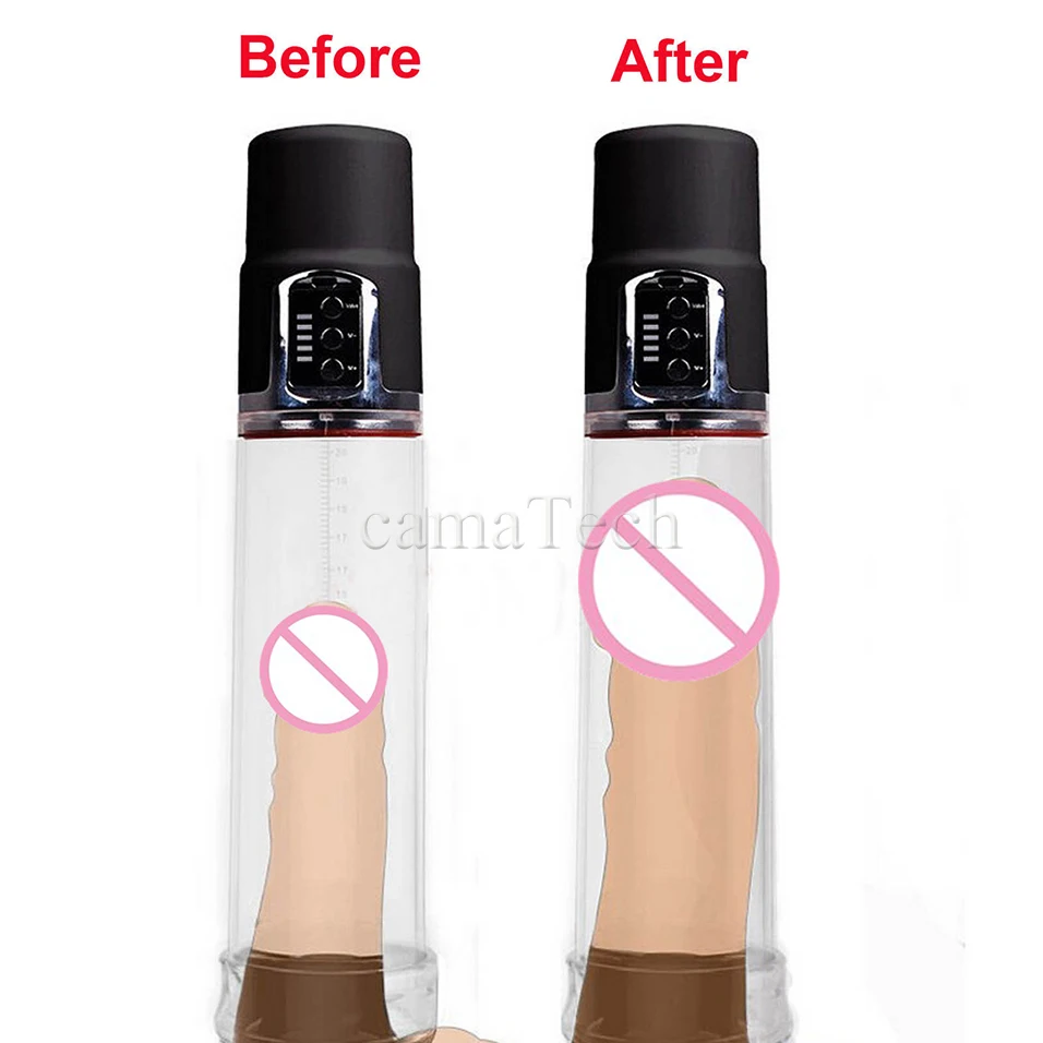 CamaTech USB Перезаряжаемый мужской насос для пениса большой пенис увеличитель мужчин