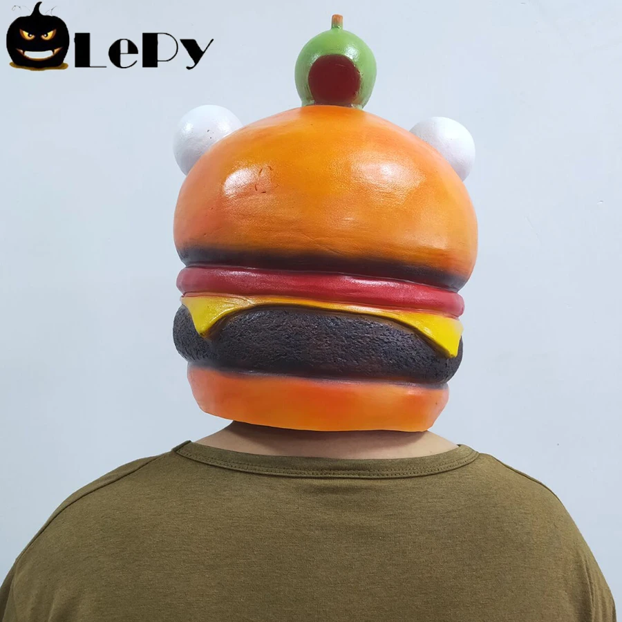 Игра битва Royale Durr Burger Карнавальная маска длинная маска с языком латексный Полнолицевой шлем для женщин и мужчин подарки на Хэллоуин