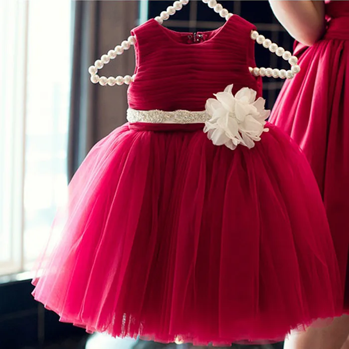 

18M to 8 Years Girls Clothes Girl Dress flower girl dresses for wedding pageant Kids Dresses for Girls Costumes
