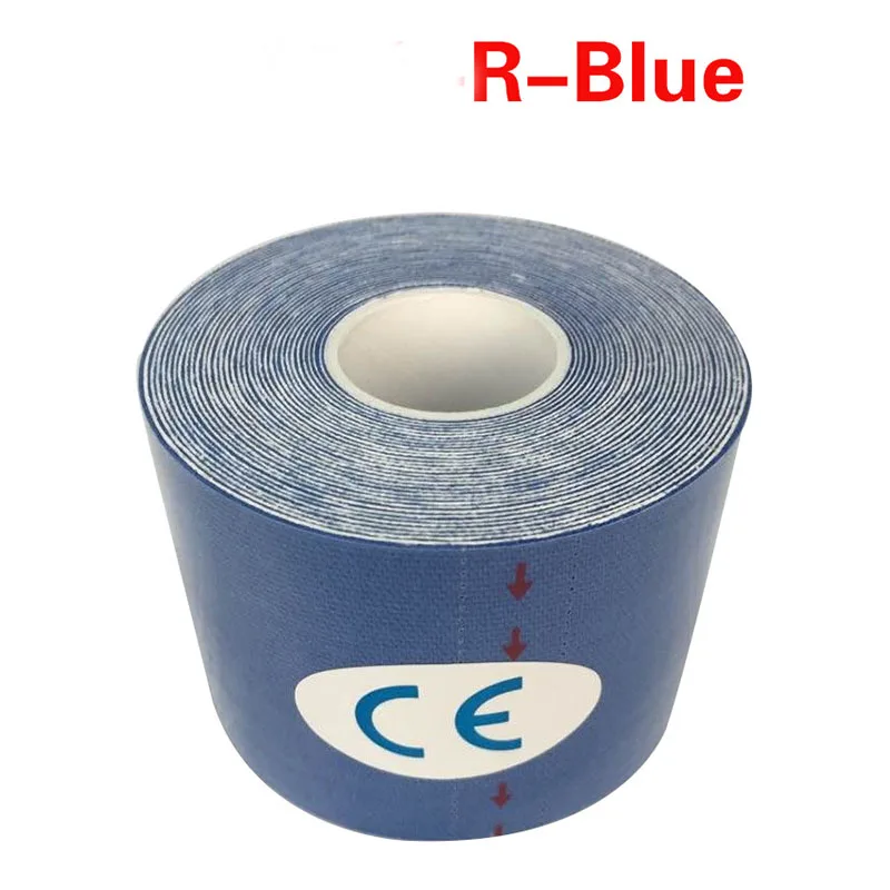 2 шт./лот 5 м рулон клейкой ленты Фитнес Спорт мышечная лента бандаж забота Первая