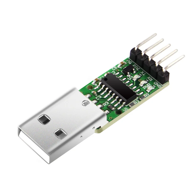 

Wit Smart USB to TTL Serial Port Module 5V Compatible Industrial Grade Imported CH340 Chip CP2102 Driver