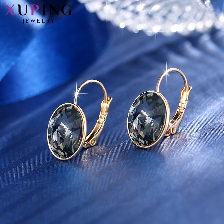 Xupingg ювелирные изделия прекрасные серьги высокого качества Кристаллы от Swarovski элегантный стиль для женщин Рождественский подарок M93-20489