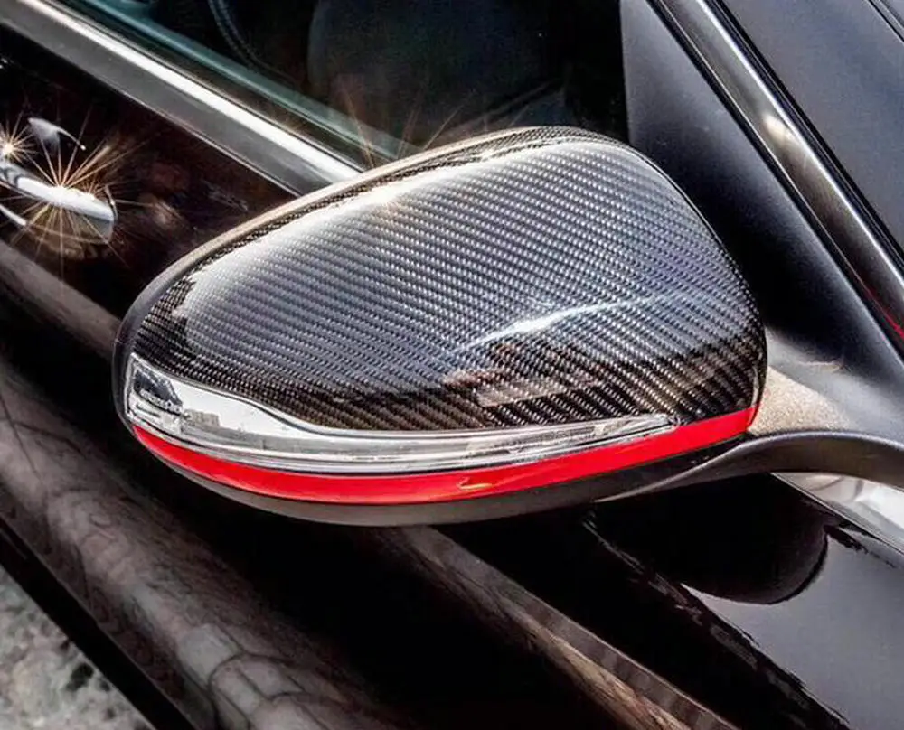Фонарики колпачки для автомобильных зеркал Mercedes Benz W205 X205 W222 W213 C63 S63 E63 AMG|Зеркала и
