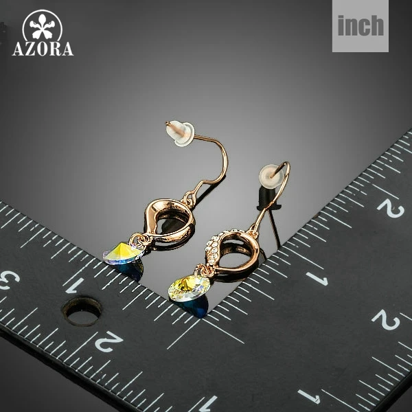 Азора сердце в виде розового золота Цвет постепенное изменение Stellux австрийский