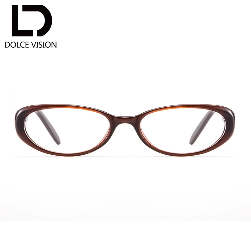 DOLCE VISION Vintage Oval Myopia Glasses Women Spectacles Clear Photochromic Lenses Corrective Prescription Brand Design |