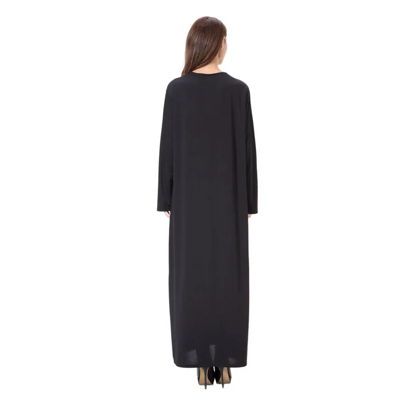Традиционная abaya Дубай Кафтан марокканский турецкий хиджаб черные мусульманские