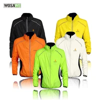 wosawe windproof cycling jackets men women riding waterproof bicycle clothing bike long sleeve jerseys sleeveless vest wind coat