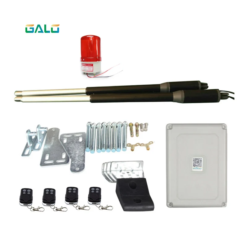 set 4 GALO 200kgs двигателя Системы автоматические двери AC220V/AC110V качели драйвером привод идеальный костюм ворота для бутылок Открыватель GSM-ворот - Цвет: set 4