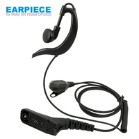 curve earpiece headset mic for motorola xir p8268 p8260 p8200 apx4000 apx2000 apx6000 xpr6300 mtp6550 walkie talkie ear hook