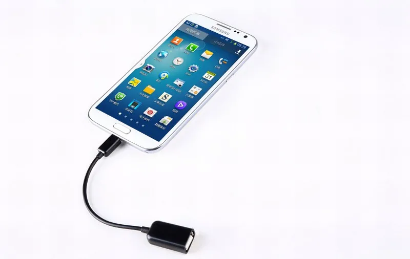 Portefeuille флеш накопитель USB с гнездовым к Micro 5 контактным штыревым адаптером кабель
